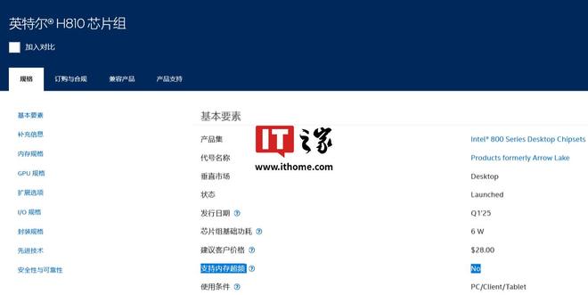 错误还是解禁?技嘉H810M D2HX SI GEN5主板支持内存超频